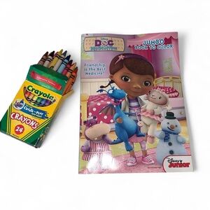 Disney Doc McStuffins Book to Color with Crayons